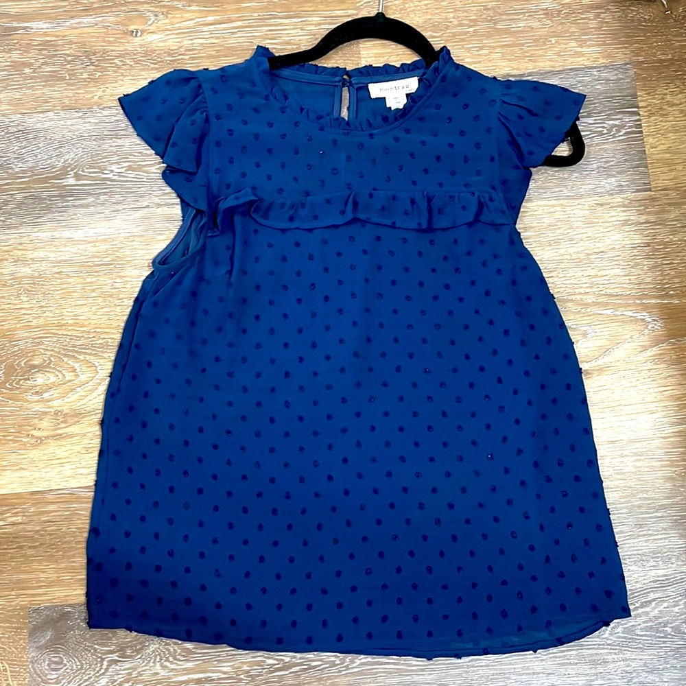 Blue Lacey Top